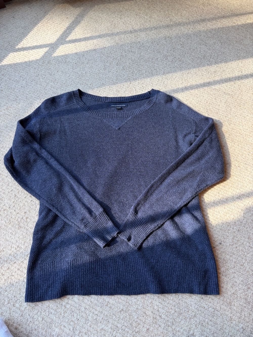 Women’s Crewneck Knit Sweater - Navy
